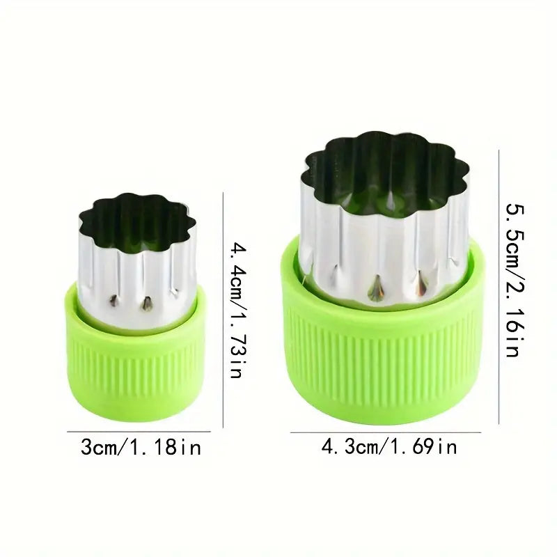 9-osaline roostevabast terasest köögivili- ja puuviljakäärimiskomplekt, multikahulised loomade ja liblikate vormid, mitteelektrilised kodused köögitarvikud imikutoidu valmistamiseks