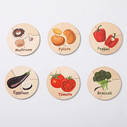 Hariv puidust puslemäng väikelastele – värvide ja mustrite sobitamise mäng, lõbus ja arendav ajugümnastika