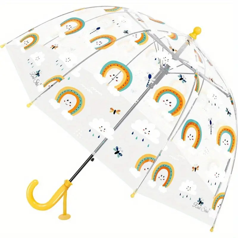 MGH Laste Läbipaistev Kummipaeltega Vihmavari, 67 cm