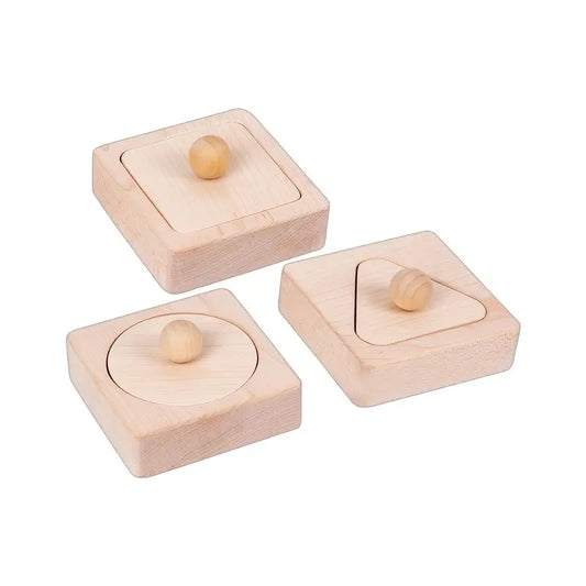 Puidust geomeetriliste kujundite sobitamise puslekomplekt