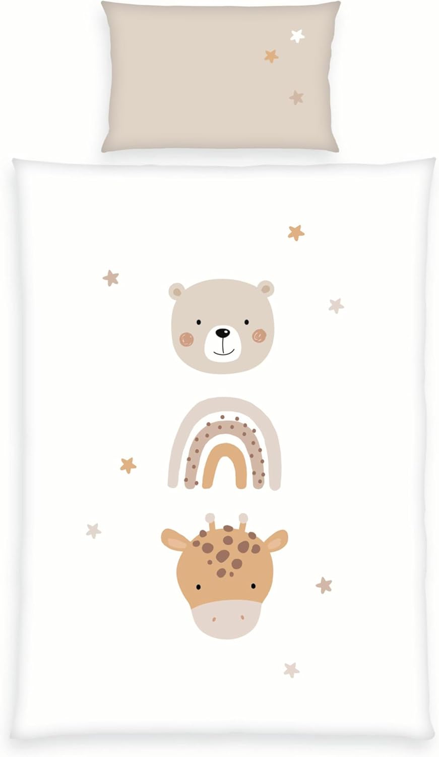 Talvevoodipesu, Padjapüür 40 x 60 cm Ümbrikuga, Voodipesukate 100 x 135 cm Tõmblukuga, 100% Puuvill/Flanell