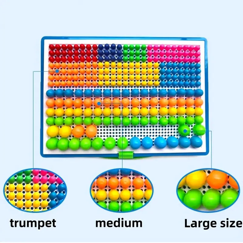 296-osaline seene tüüblimosaiigi komplekt – arendav ja lõbus mäng kogu perele!