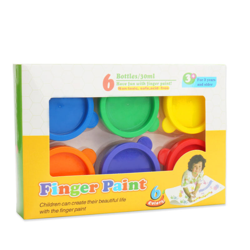 Laste sõrmevärvide komplekt