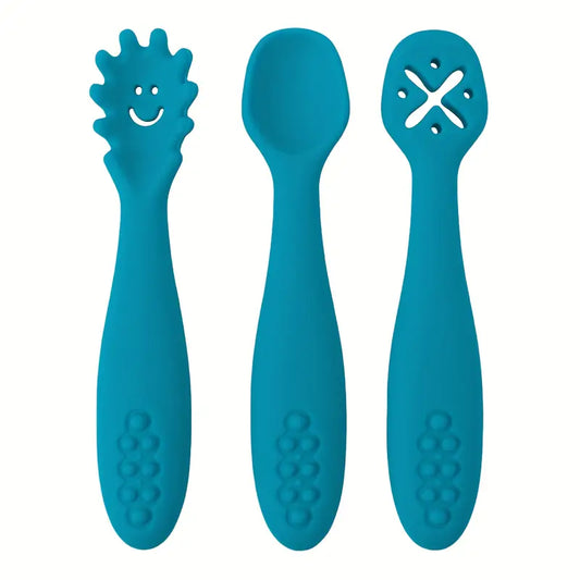 3-osaline silikoonist beebilusikate komplekt