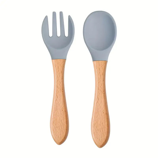 2-osaline silikoonist söögiriistade komplekt