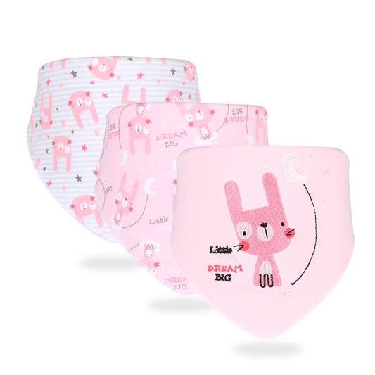 Vahvate piltidega beebi kaelarätikud/põlled (3tk/pk)