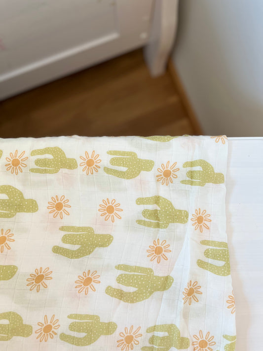 Musliintekk bambuse sisaldusega lastele suveks, randa, sauna, tekiks, swaddle, 110x110 cm