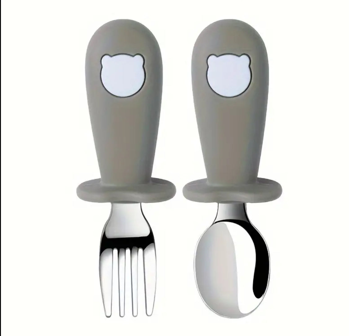 Ohutu söögiriistade komplekt lastele