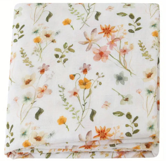 Bambuse-musliinisisaldusega tekid, bambus 70% puuvill 30% 120 x 120 cm