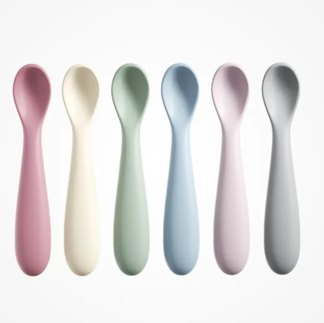 Silikoonist lusikate komplekt lastele 6 tk