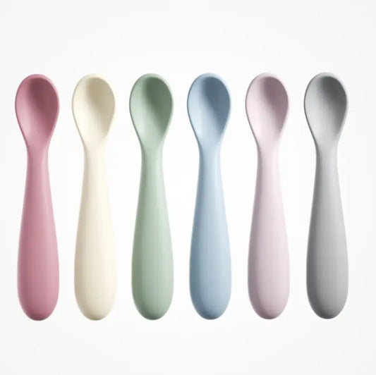 Silikoonist lusikate komplekt lastele 6 tk