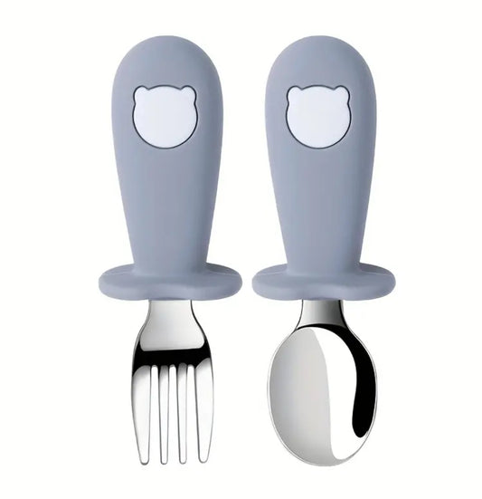 Ohutu söögiriistade komplekt lastele