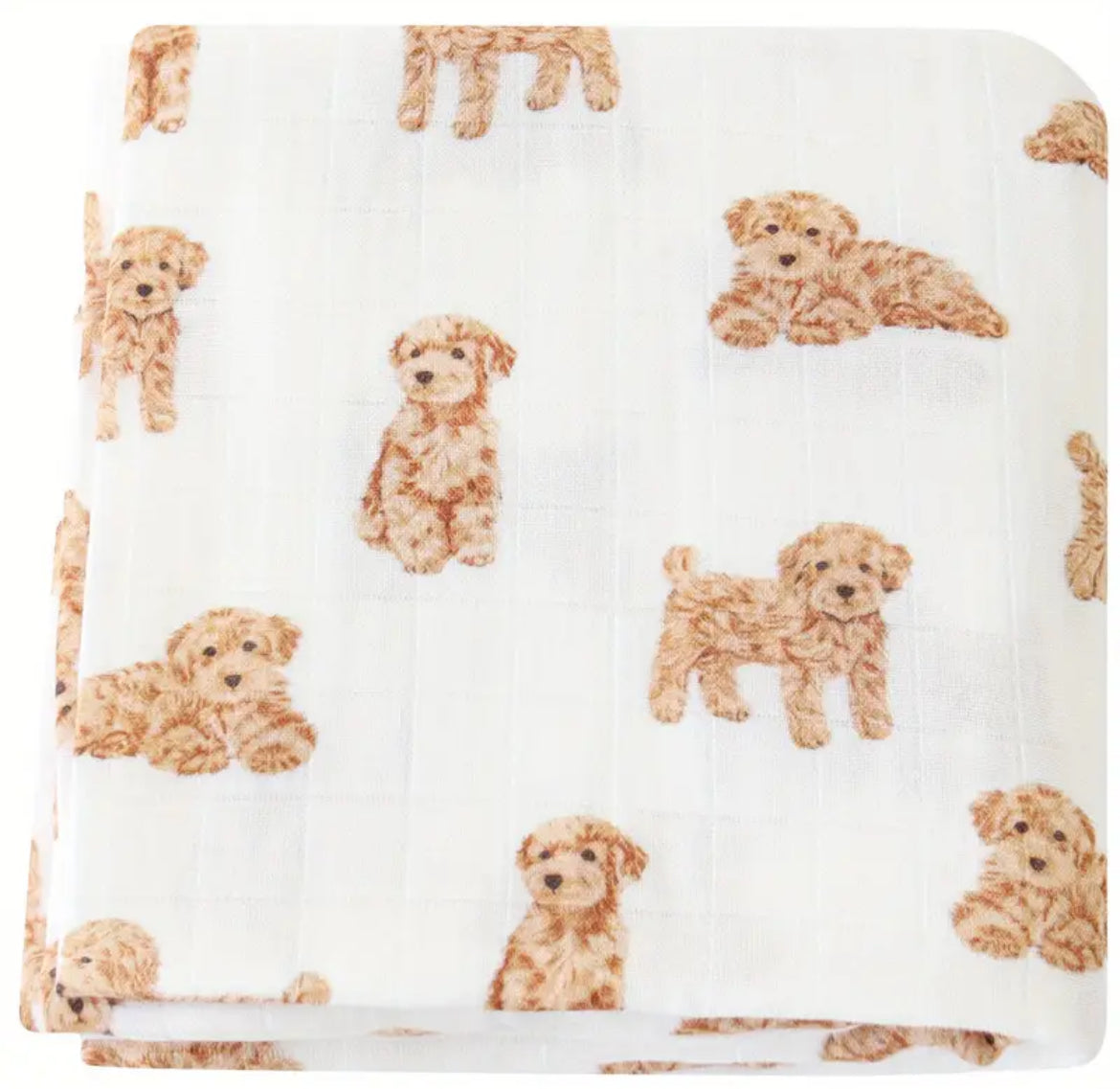 Bambuse-musliinisisaldusega tekid, bambus 70% puuvill 30% 120 x 120 cm