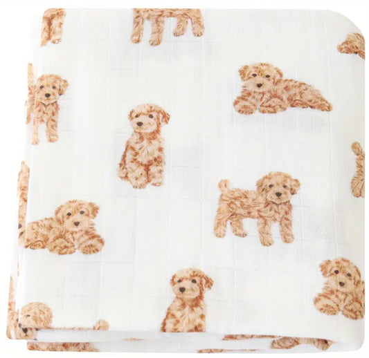 Bambuse-musliinisisaldusega tekid, bambus 70% puuvill 30% 120 x 120 cm