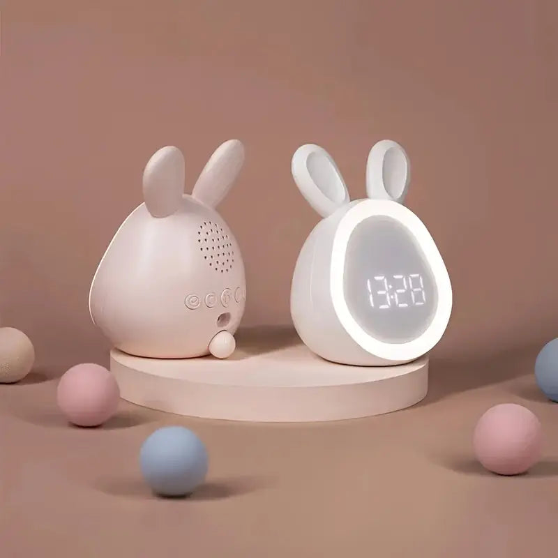 Jänese Kujuline Äratuskell, Õhkkohaloodav Öövalgus, Nutikas Õpilase Äratus - USB Laetav