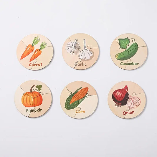 Hariv puidust puslemäng väikelastele – värvide ja mustrite sobitamise mäng, lõbus ja arendav ajugümnastika