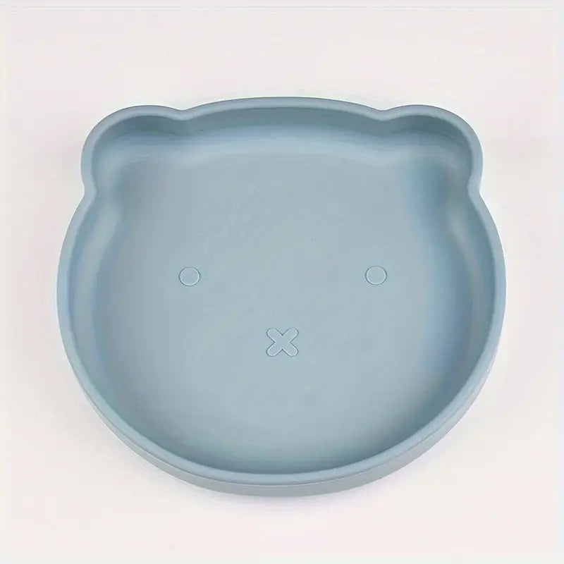 Ohutust silikoonist taldrik lastele