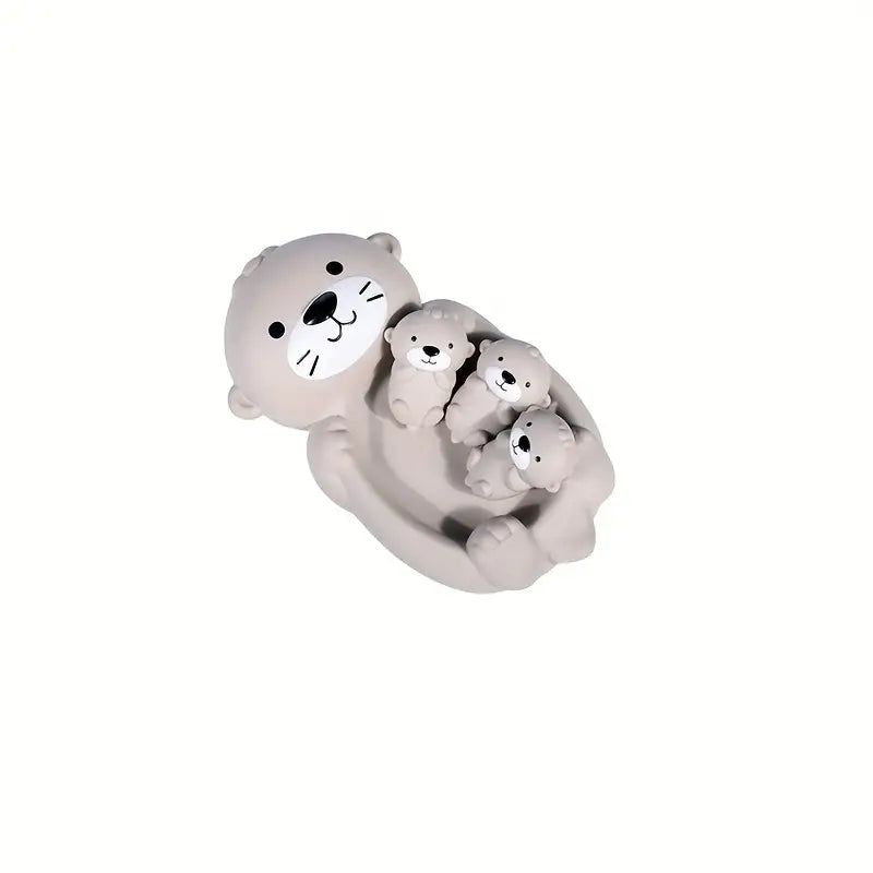 Sääreloom vees mängimas - ujuv loomakujuline vannimänguasjade komplekt