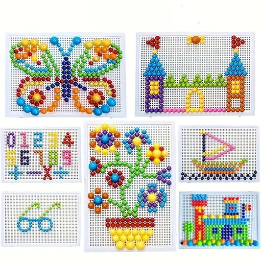 296-osaline seene tüüblimosaiigi komplekt – arendav ja lõbus mäng kogu perele!