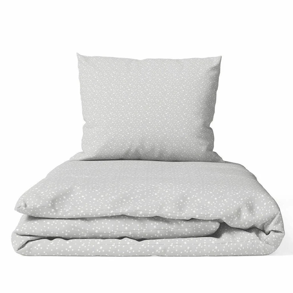 Voodipesukomplekt Ankras 2 osaline 135/100 40/60 hall/tähed