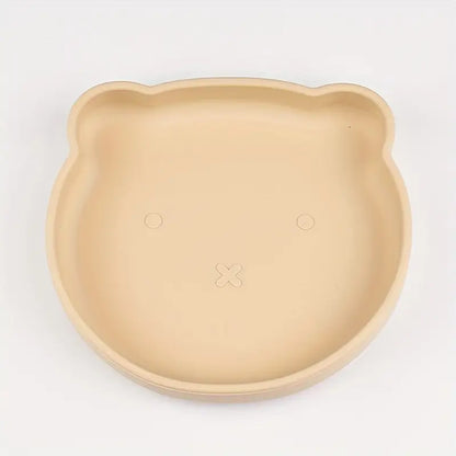 Ohutust silikoonist taldrik lastele