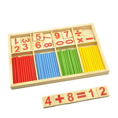 Puidust Montessori matemaatikamänguasjad