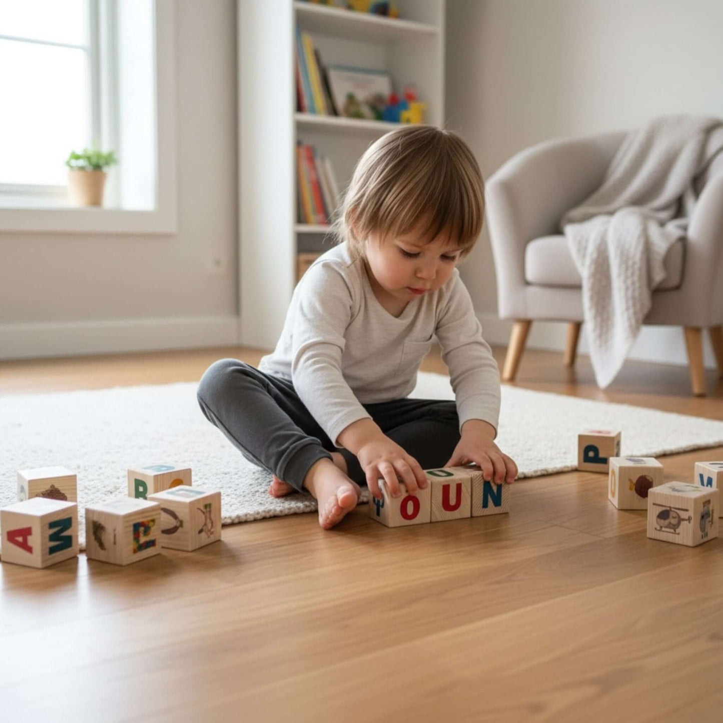 Puidust tähekuubikud – Eesti tähestik – 30 tk