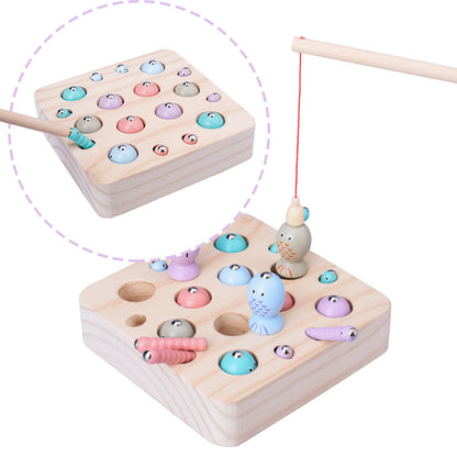Puidust Montessori kalapüügimäng
