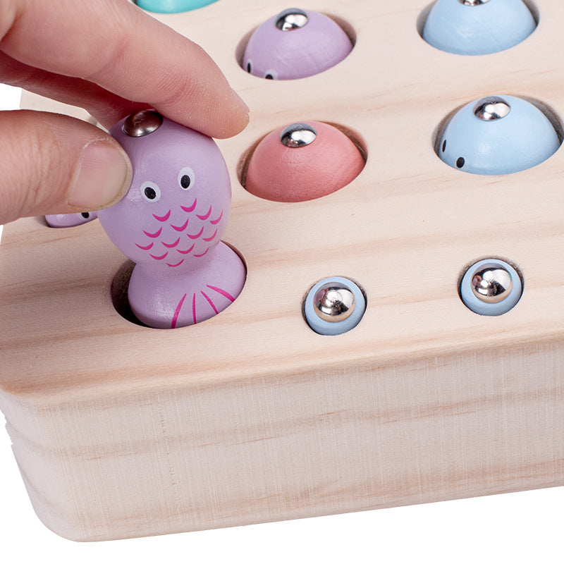 Puidust Montessori kalapüügimäng