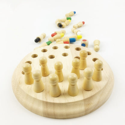 Montessori stiilis puidust värvimäng