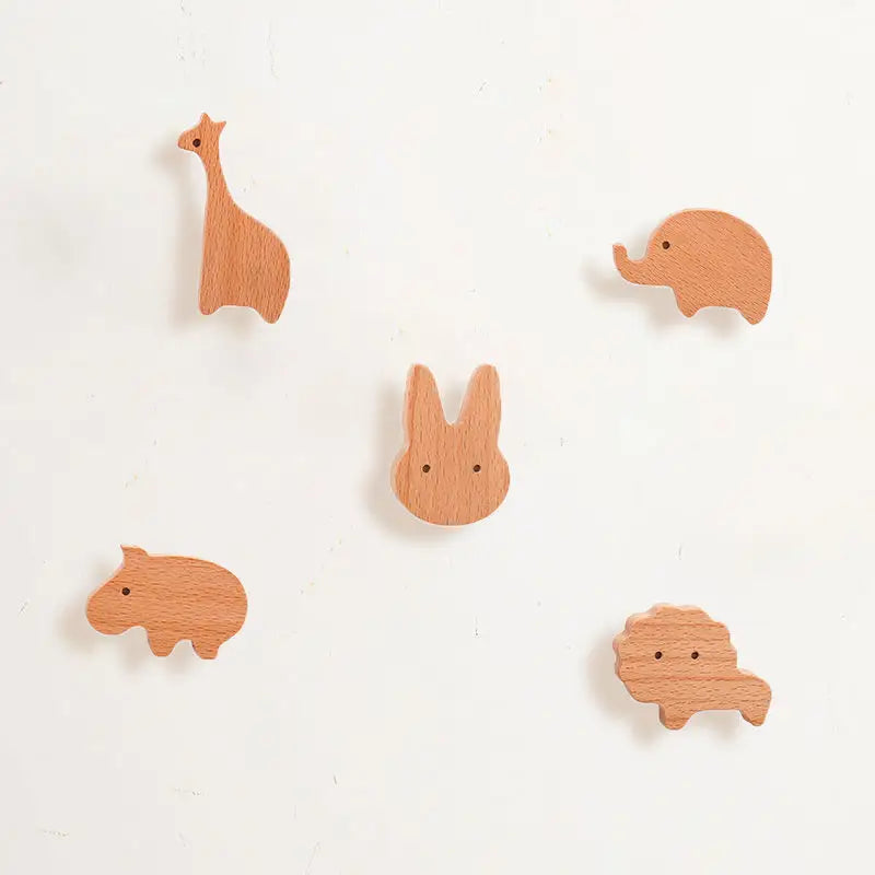 5 tk Puidust Karikatuuri Seina Konksud, Ilma Keermetöötluseta Seina Konksud, Võtmehoidja, Mantlikonksud, Rätiku Konksud, Seina Dekoratsioon, Kodune Hoiustamine, Kodune Dekoratsioon, Ruumi Säästev Organiseerimine, Magamistuba ja Vannitoa Aksessuaarid