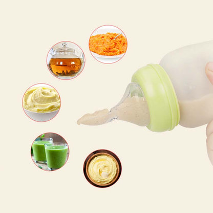 Silikoonlusikaga toitmispudel 180 ml