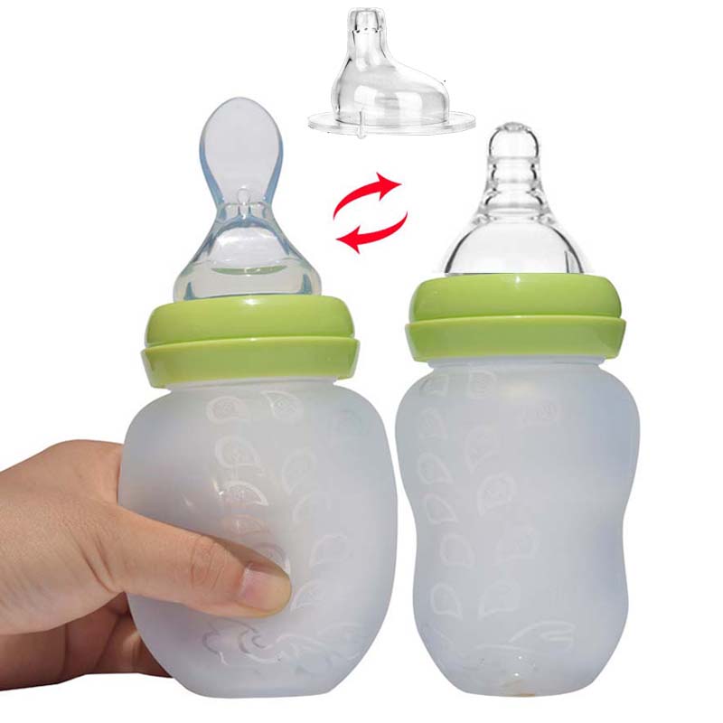 Silikoonlusikaga toitmispudel 180 ml