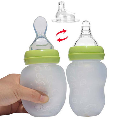 Silikoonlusikaga toitmispudel 180 ml