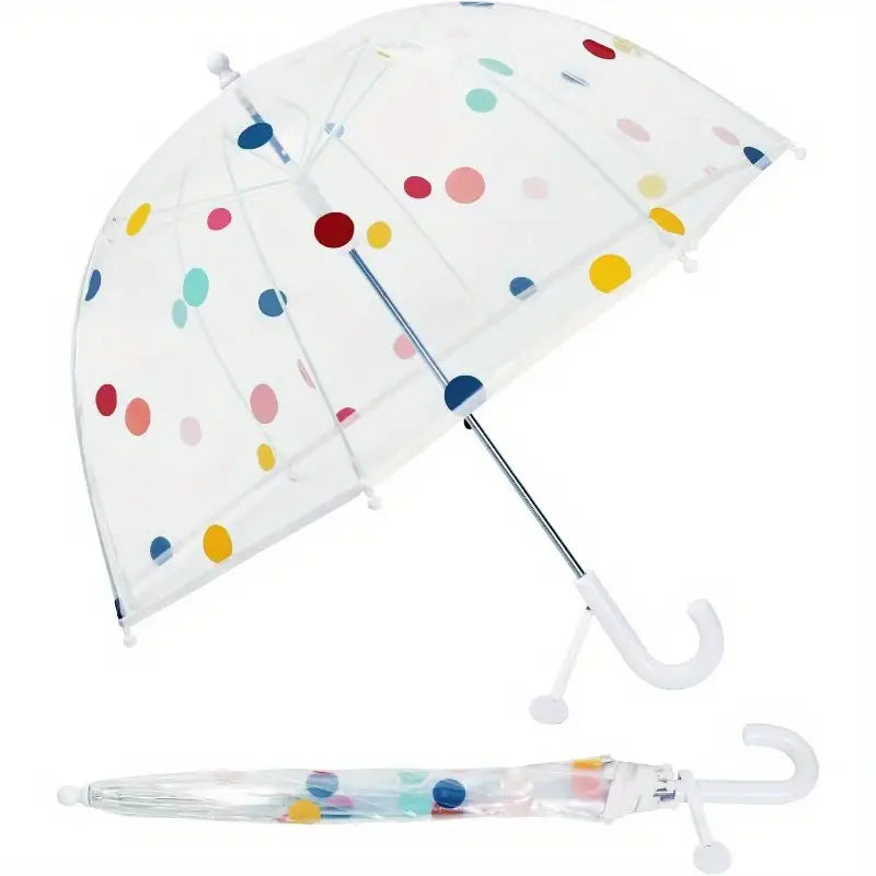 MGH Laste Läbipaistev Kummipaeltega Vihmavari, 67 cm