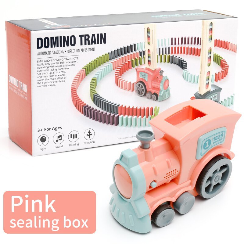Domino Rongikomplekt – Automaatne doomino ladumise rong lastele