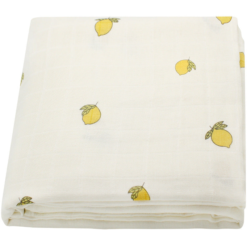 Bambus-puuvillane beebitekk / mähkimislina (120 × 120 cm)