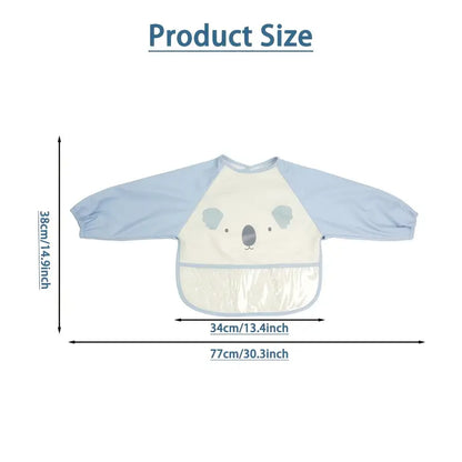 Veekindel pikkade varrukatega beebipõll