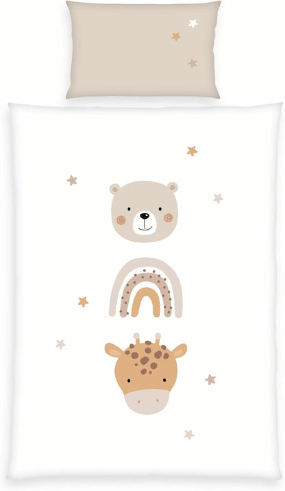 Talvevoodipesu, Padjapüür 40 x 60 cm Ümbrikuga, Voodipesukate 100 x 135 cm Tõmblukuga, 100% Puuvill/Flanell