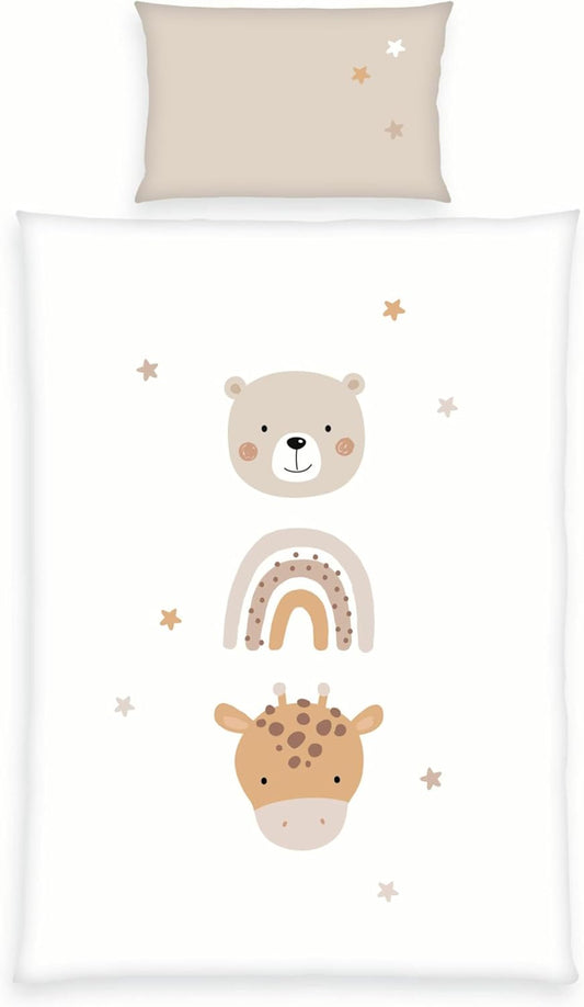 Talvevoodipesu, Padjapüür 40 x 60 cm Ümbrikuga, Voodipesukate 100 x 135 cm Tõmblukuga, 100% Puuvill/Flanell