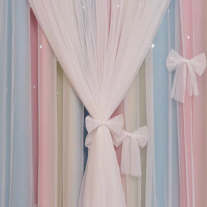 Magamistoa pimendavad kardinad (Nordic Simple Hollow Star Princess Wind)