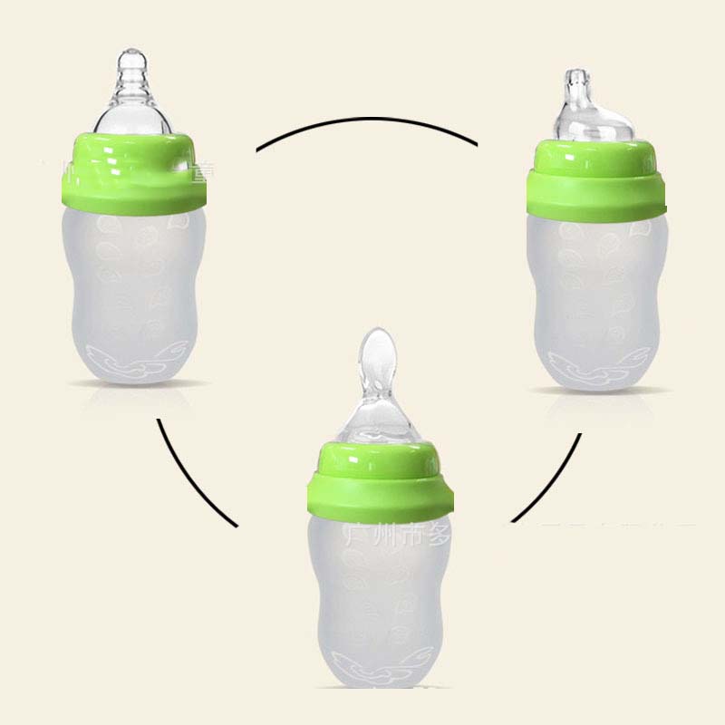 Silikoonlusikaga toitmispudel 180 ml