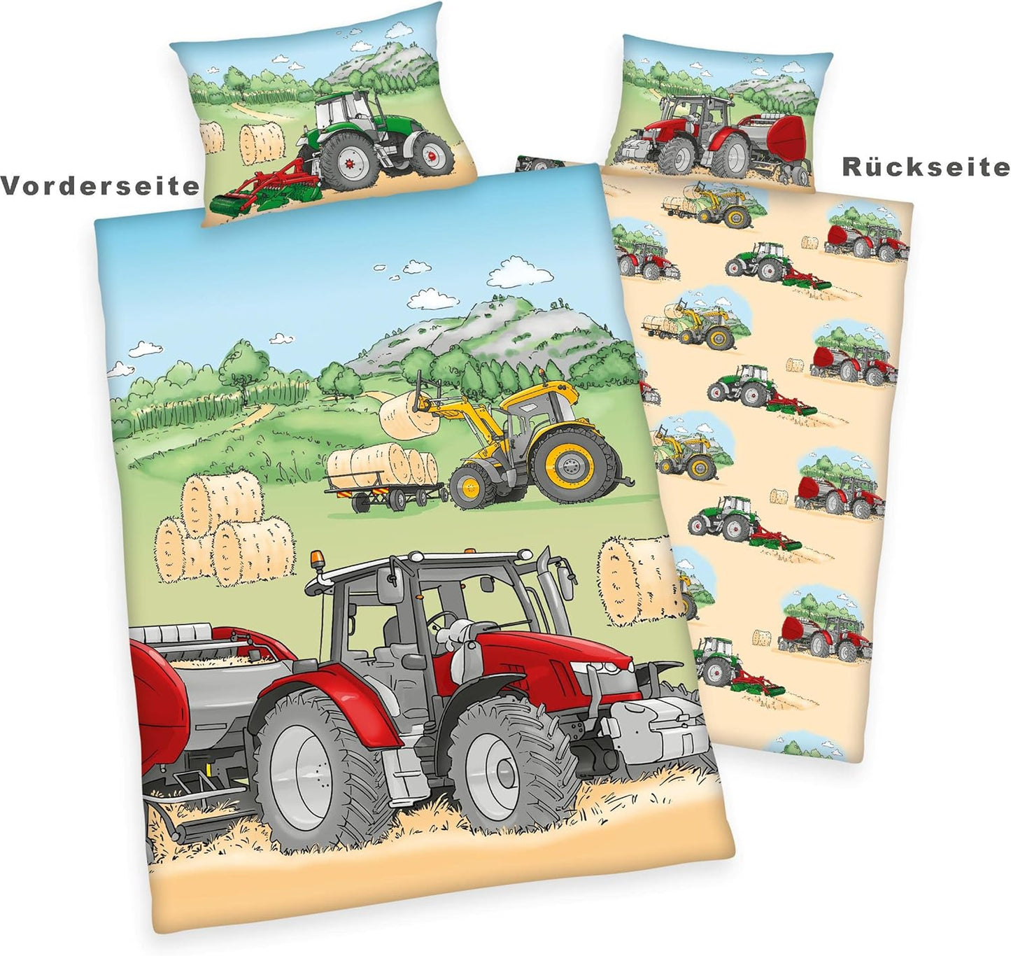 Talvevoodipesu, Padjapüür 40 x 60 cm Ümbrikuga, Voodipesukate 100 x 135 cm Tõmblukuga, 100% Puuvill/Flanell