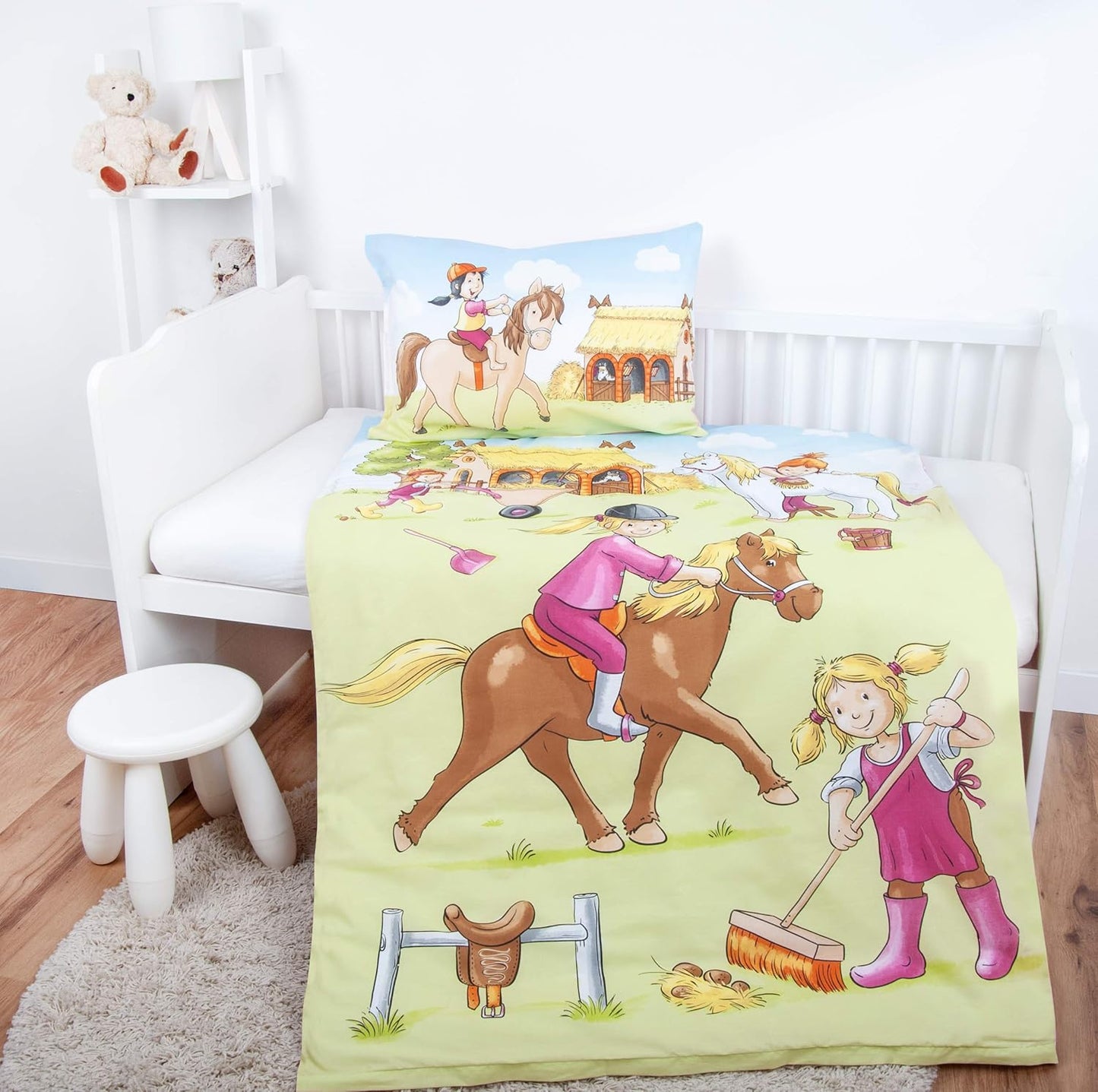 Talvevoodipesu, Padjapüür 40 x 60 cm Ümbrikuga, Voodipesukate 100 x 135 cm Tõmblukuga, 100% Puuvill/Flanell