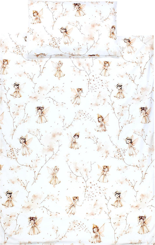 Kaheosaline Laste Voodipesu Komplekt, 100 x 135 cm, 100% Puuvill