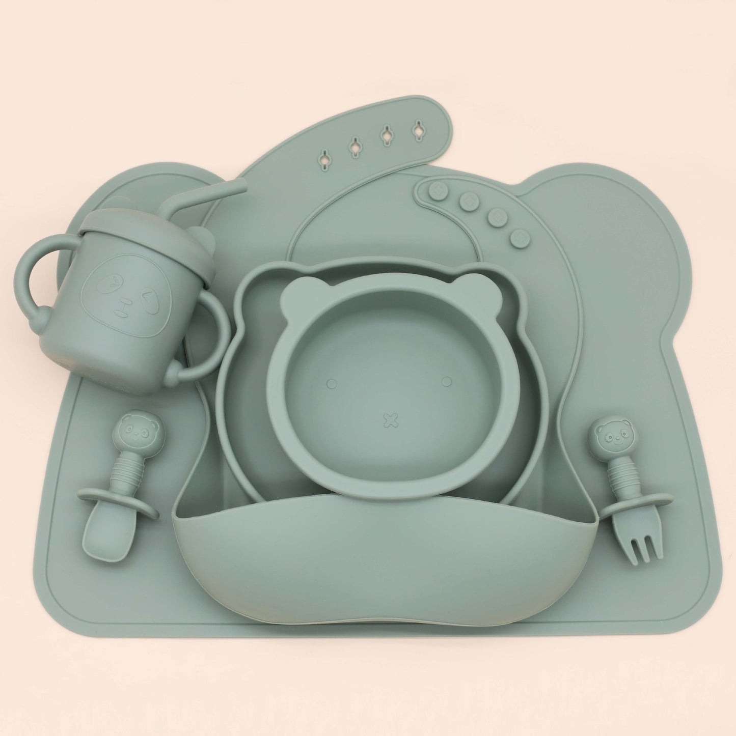 Silikoonnõude komplekt lastele