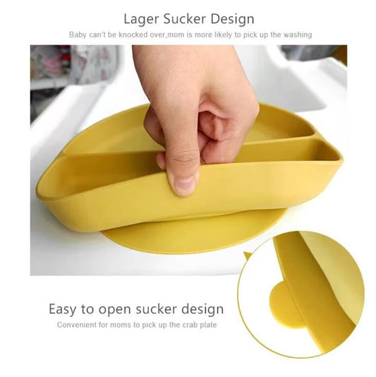 Silikoonist nõude komplekt lastele Karu, 9 tk.