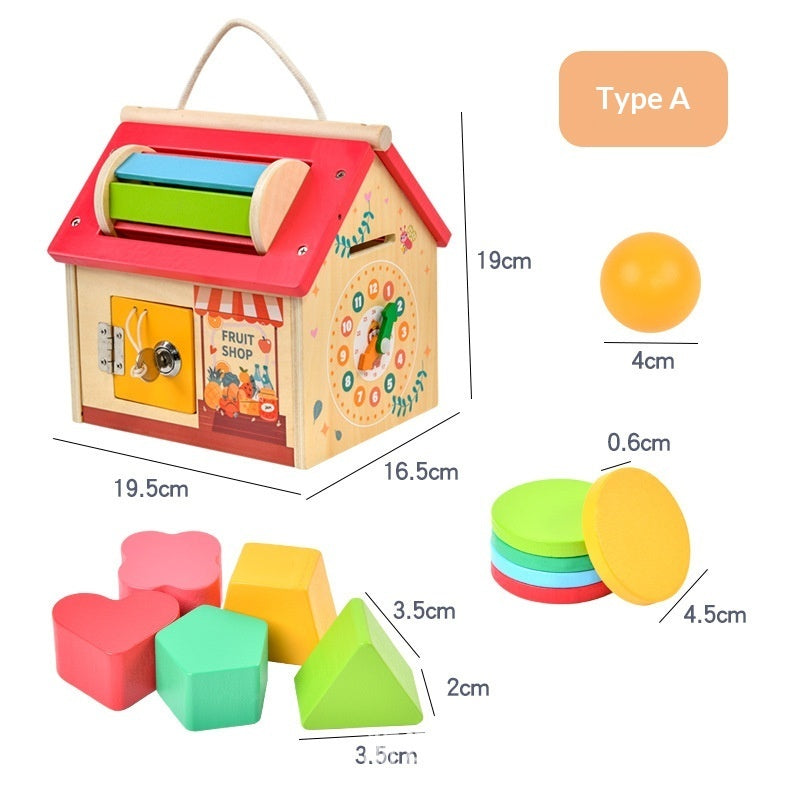 Montessori puidust tööriistakohver