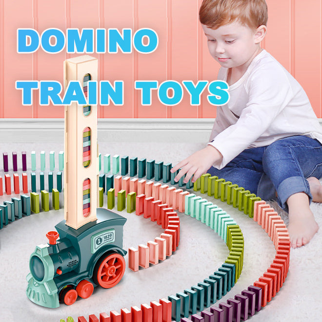 Domino Rongikomplekt – Automaatne doomino ladumise rong lastele