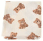 Bambuse-musliinisisaldusega tekid, bambus 70% puuvill 30% 120 x 120 cm